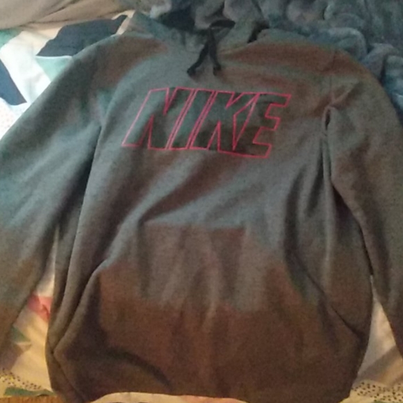 Nike hoodie, size:large, color:gray - Picture 2 of 4